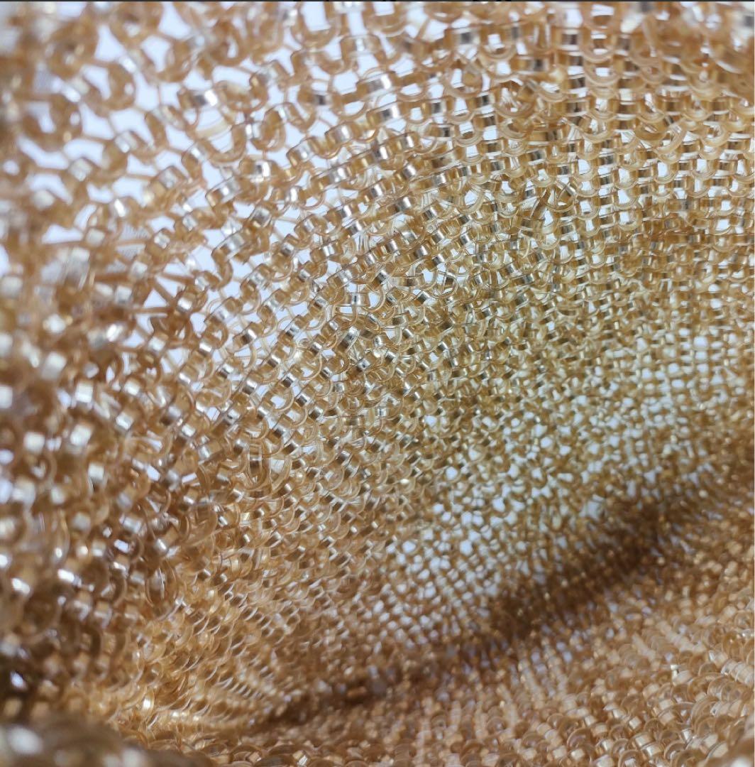 ［美品］ANTEPRIMA アンテプリマ　ワイヤーバッグ　ゴールド