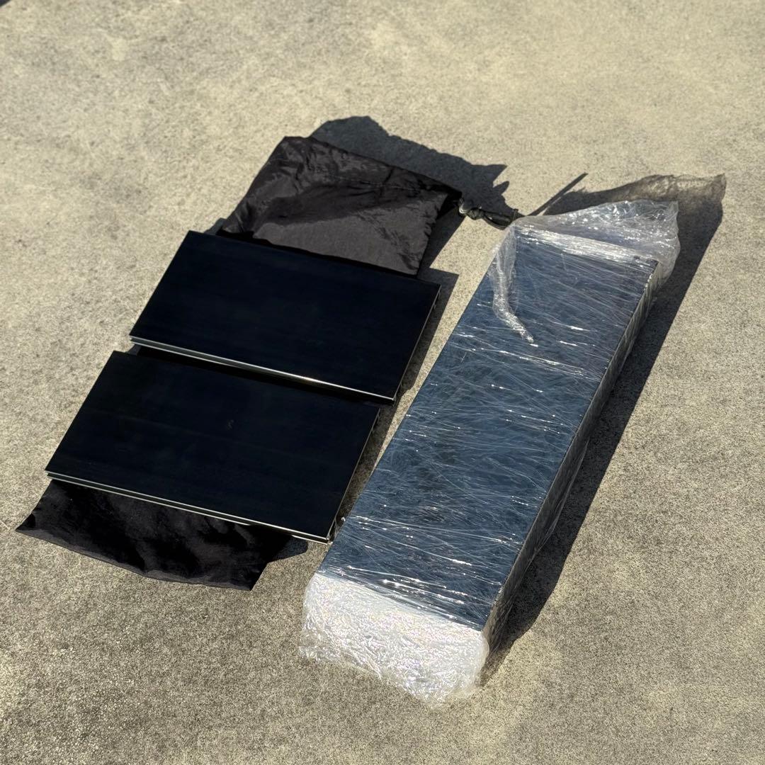 WANTKEY CAMP× Hasegawa 折りたたみグリルテーブル ブラック