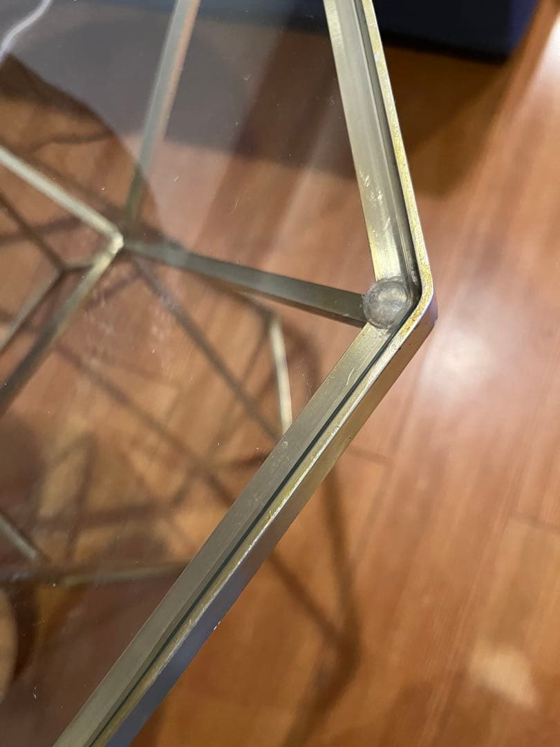 レア★ZARA  テーブル ゴールド