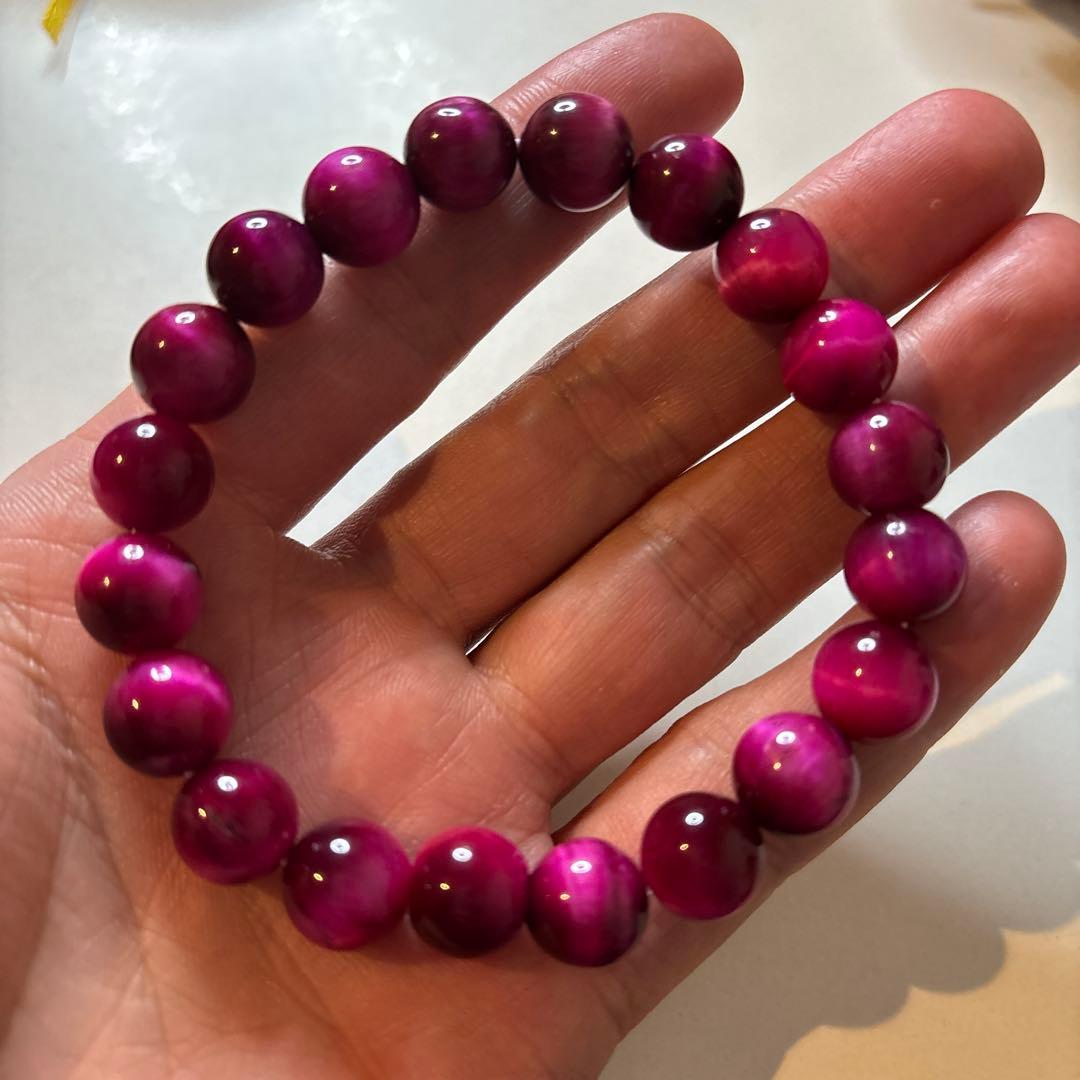 ピンクタイガーアイたん！綺麗！ピッカピカ！