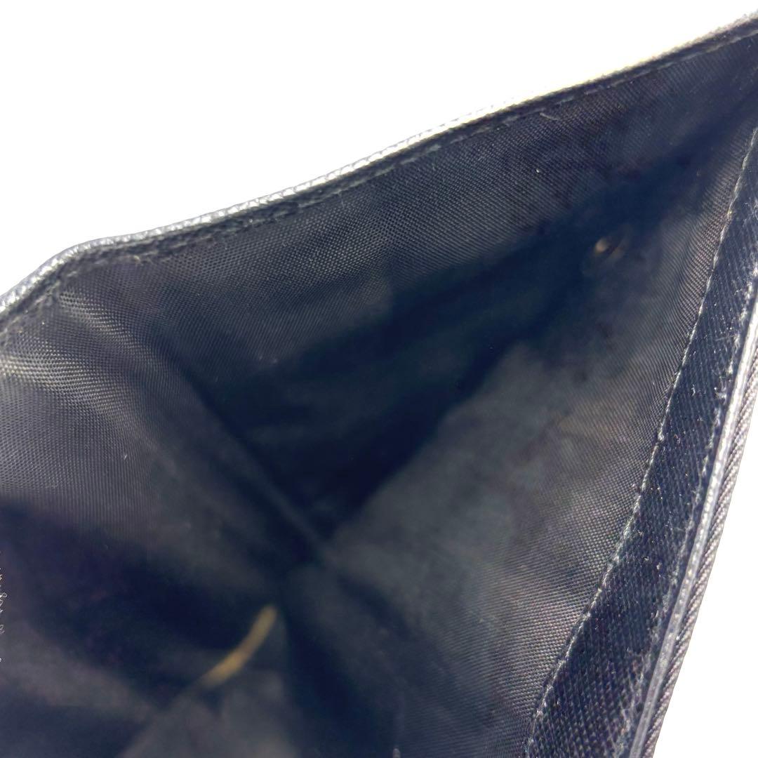 美品　PRADA プラダ ナイロン ポーチ 三角ロゴ ブラック クラッチバッグ