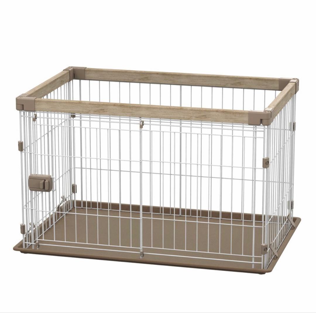 犬 ケージ ペットサークル ウッディシステムサークル未使用幅90cm