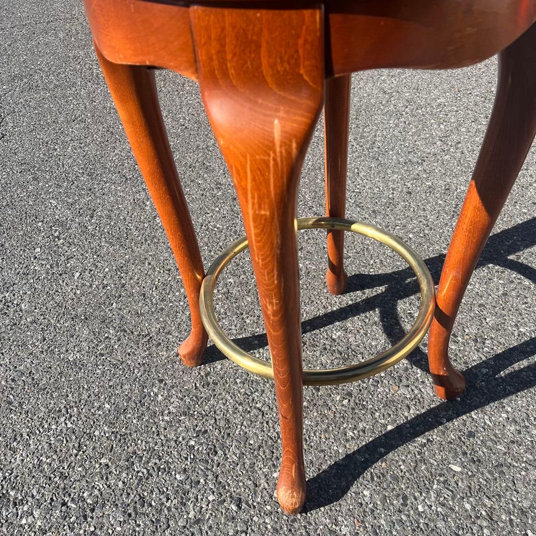 Casa Padrino ラグジュアリー　バロックレザー　バススツール　ブラウン