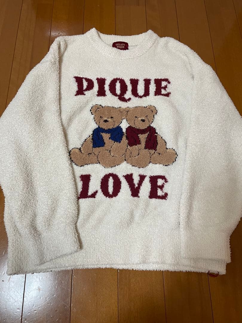 ジェラートピケ ホリデーベアジャガードプルオーバー