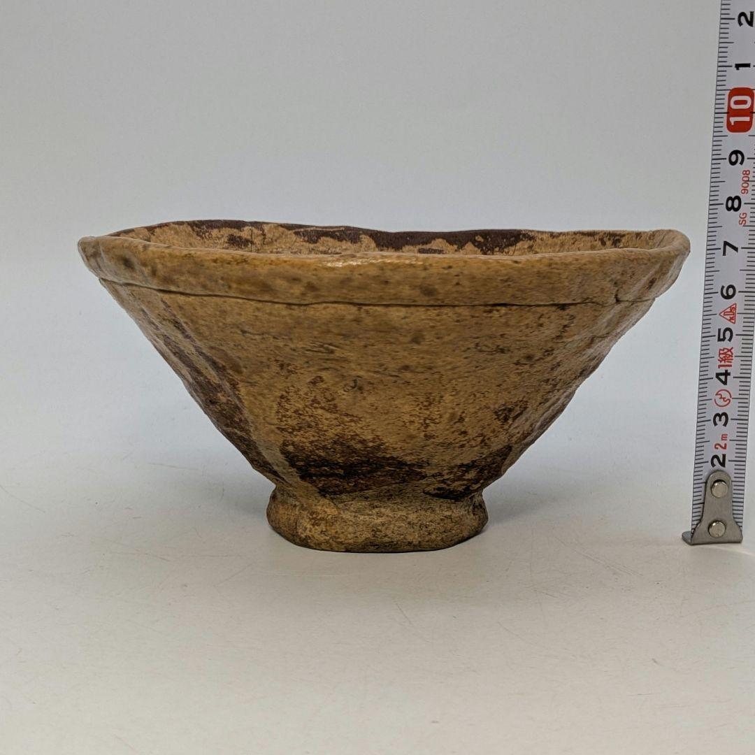 【直しあり】高村光雲 伊羅保釉手造り茶盌 用心箱 抹茶碗 抹茶茶碗 茶道具 茶器