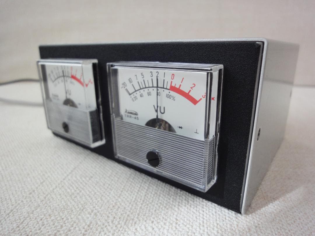 自作ステレオVUメーター186号機　桑野電機 TRR-45（新品未使用）