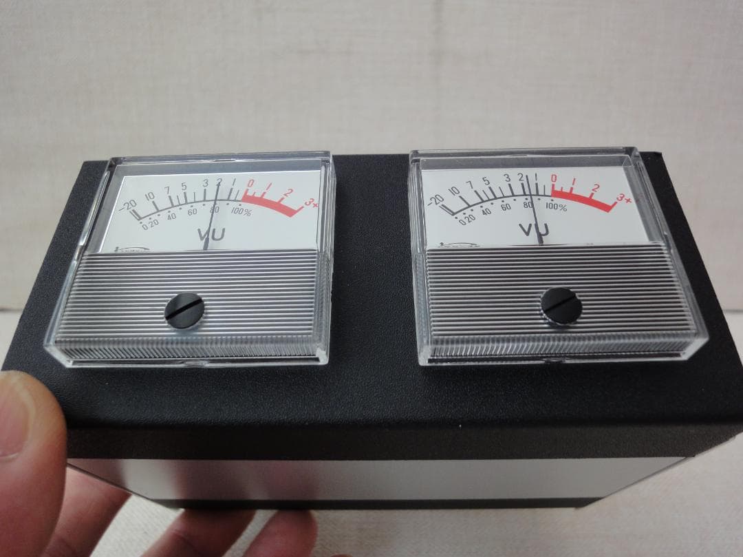 自作ステレオVUメーター186号機　桑野電機 TRR-45（新品未使用）