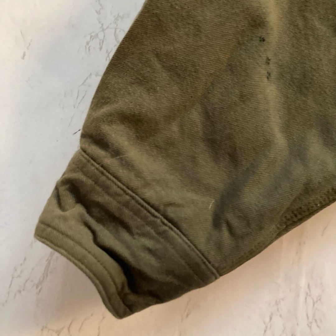 00s Carhartt ダックジャケット ハンティング チョア 裏地フリース