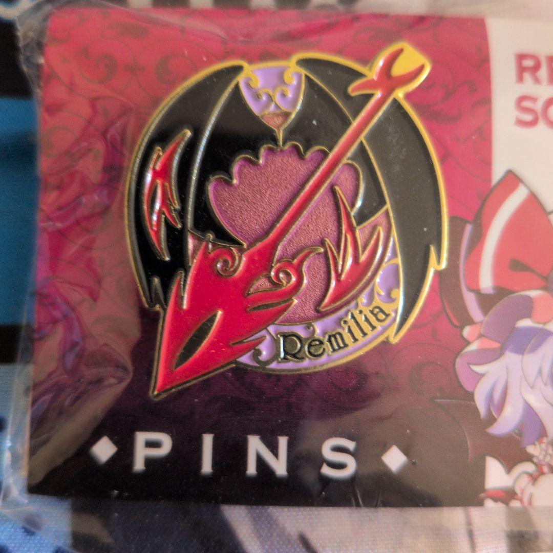 東方Project　東方　レミリア　咲夜　ピンズ　2個セット