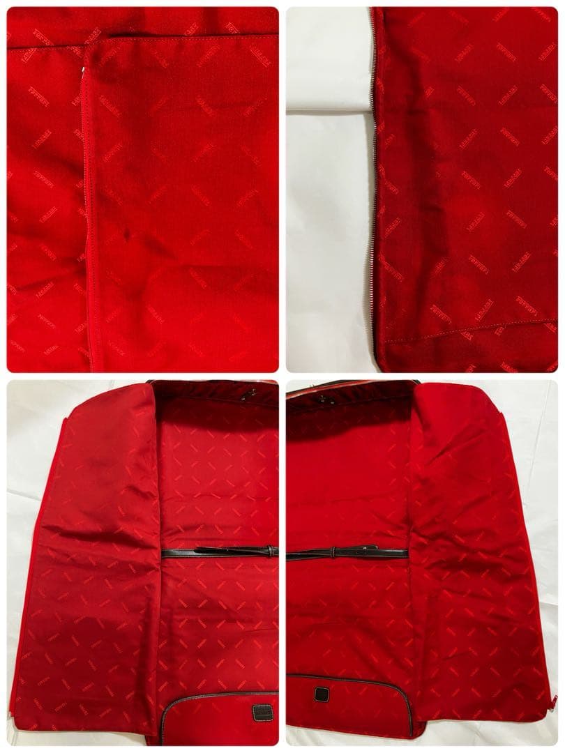 希少Ferrariフェラーリ本革レザートラベルバッグ　ガーメントバッグ2way