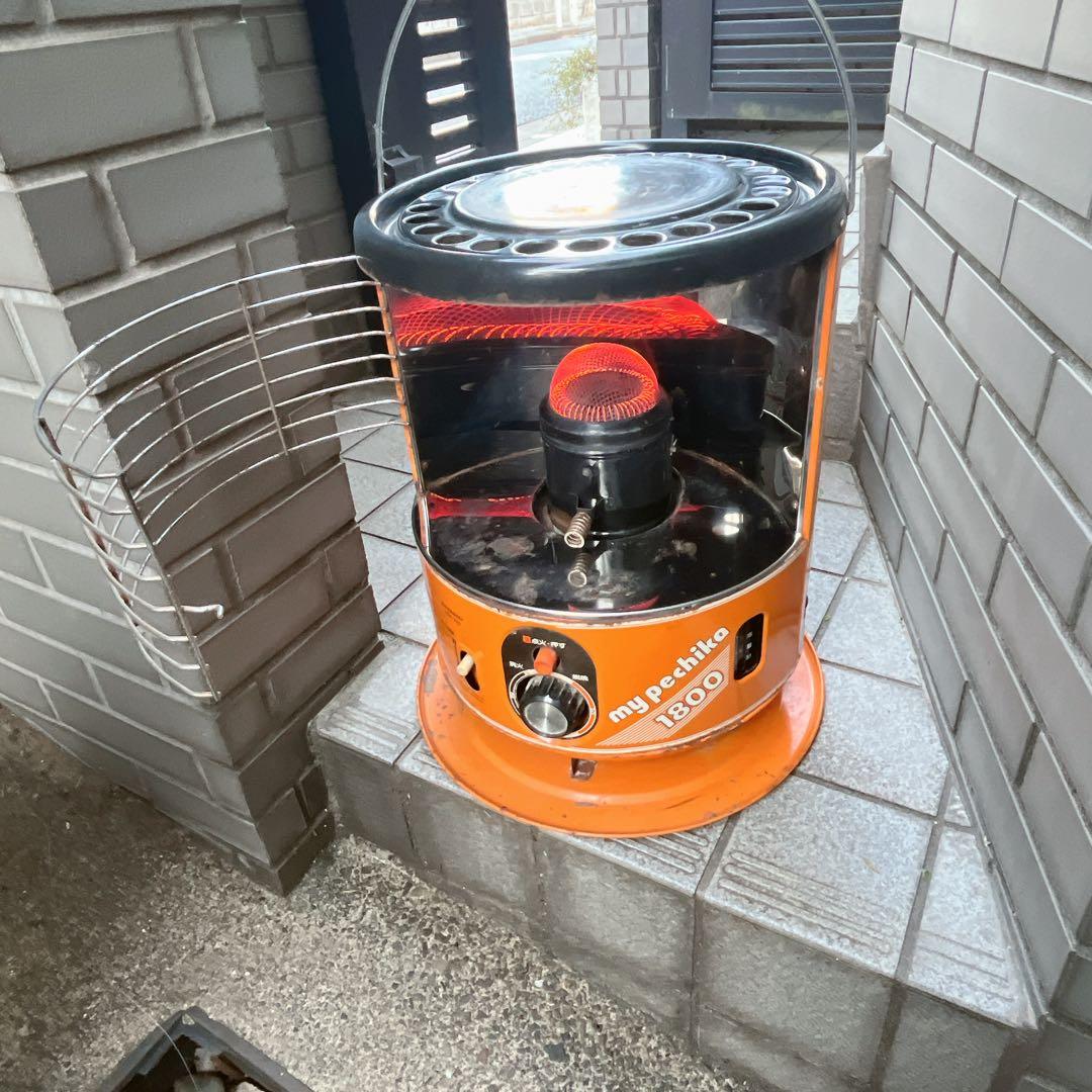 【最終値下げ】SHARP myペチカ1800 オレンジ 石油ストーブ 昭和レトロ