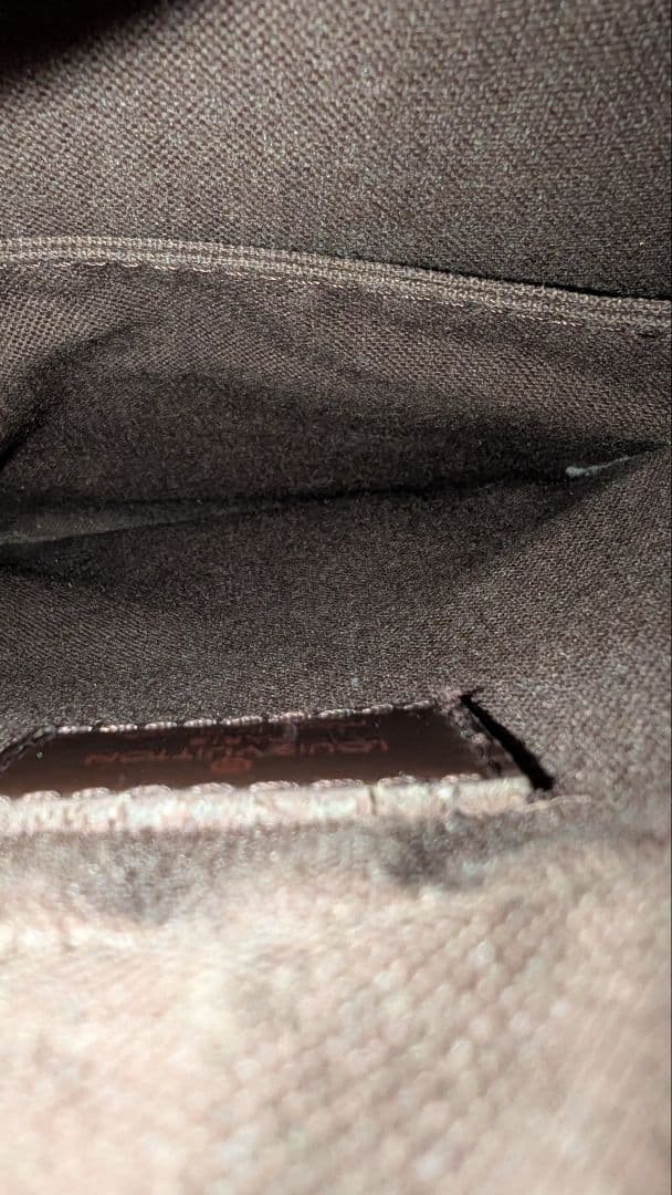 LOUIS VUITTON ダミエ オラフショルダーバッグブラウン MI0076