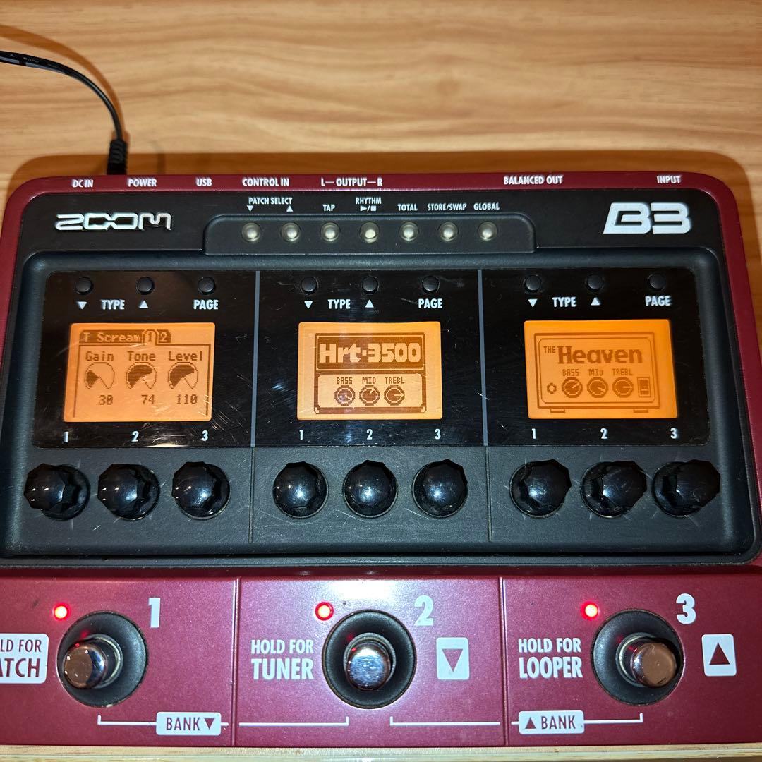 Zoom B3 ベースエフェクター