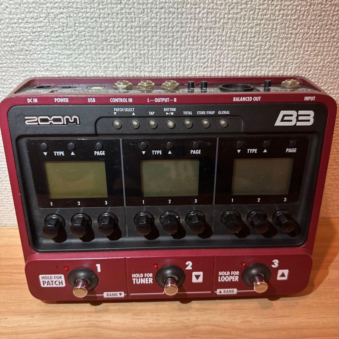 Zoom B3 ベースエフェクター