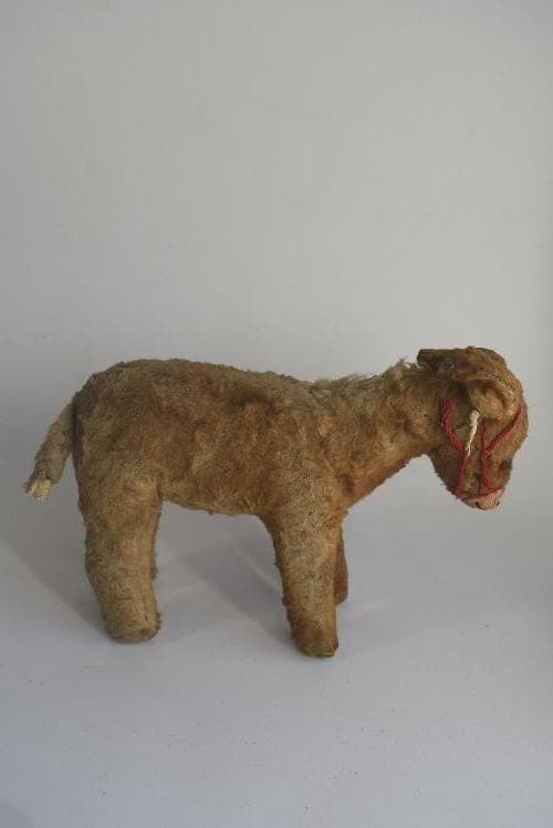 フランスアンティーク　古びたロバさんのぬいぐるみ