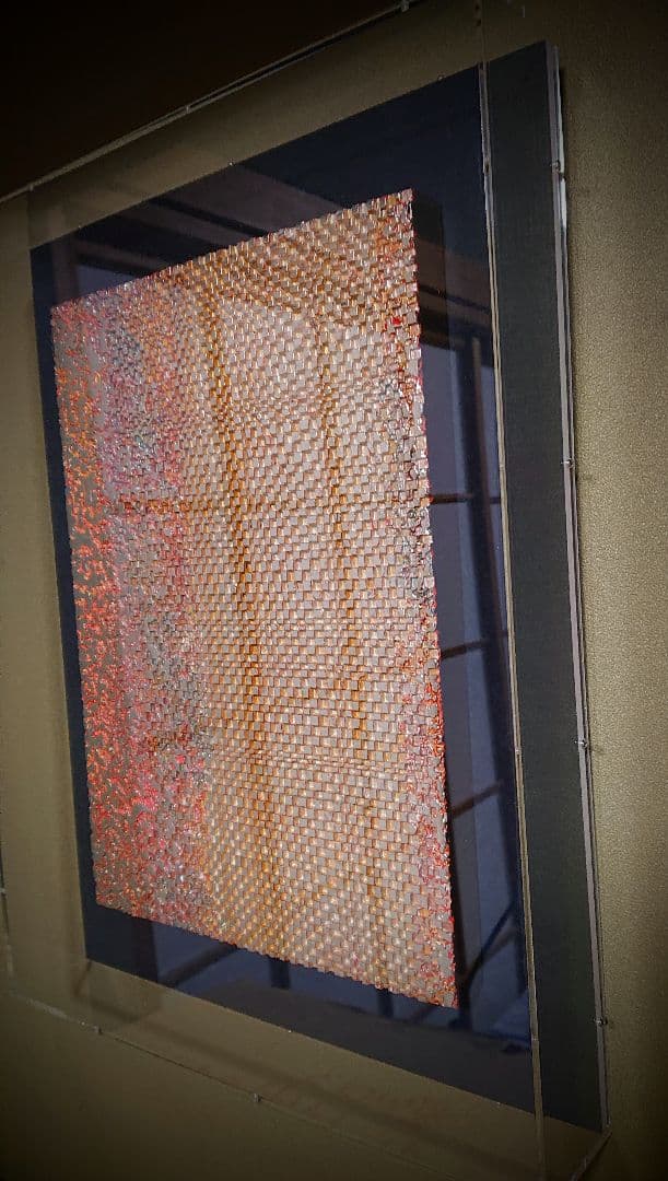 「相転移/そうてんい 時空の織り物#5」堤 進 2011年制作 日本画 F4号