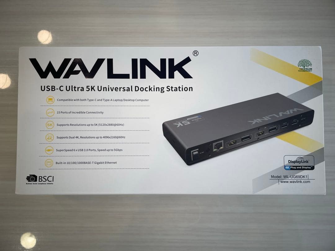 WAVLINK USB-C Ultra 5K ドッキングステーション