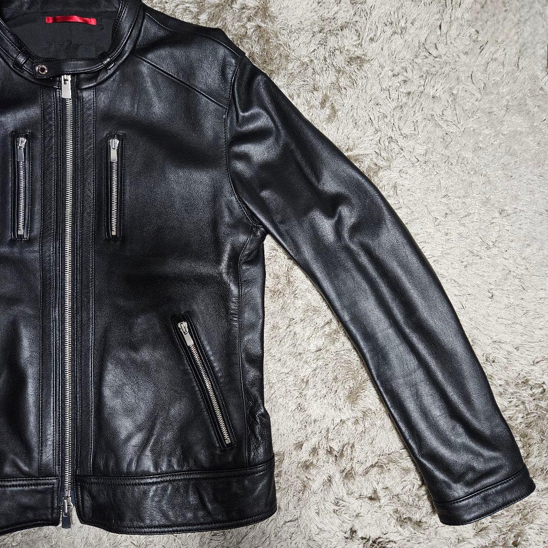 【2024年モデル】 LOVELESS シングルレザーライダース M ブラック