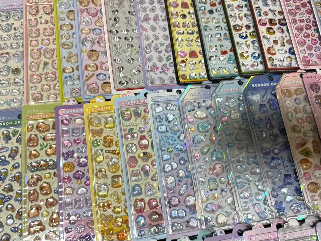 ボンボンドロップ等　シールまとめ売り【82点】