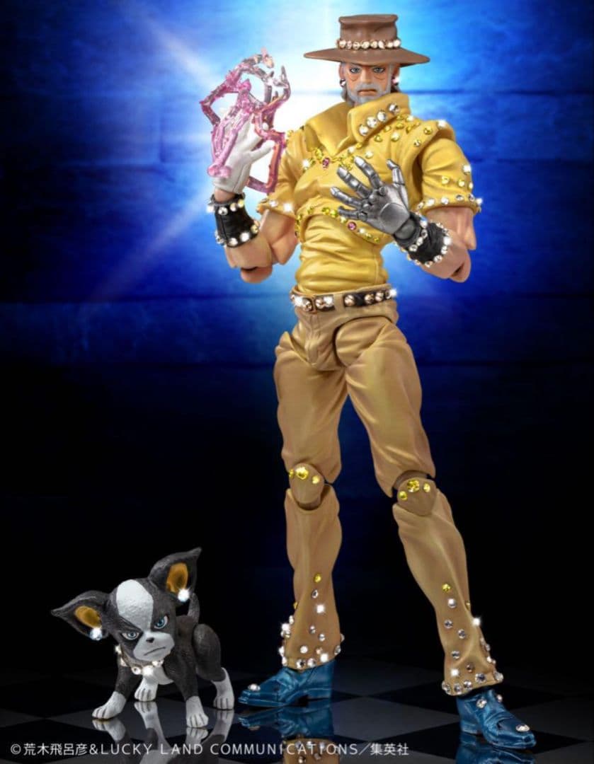 超像可動 ジョセフ・ジョースター＆イギー クリスタル限定版