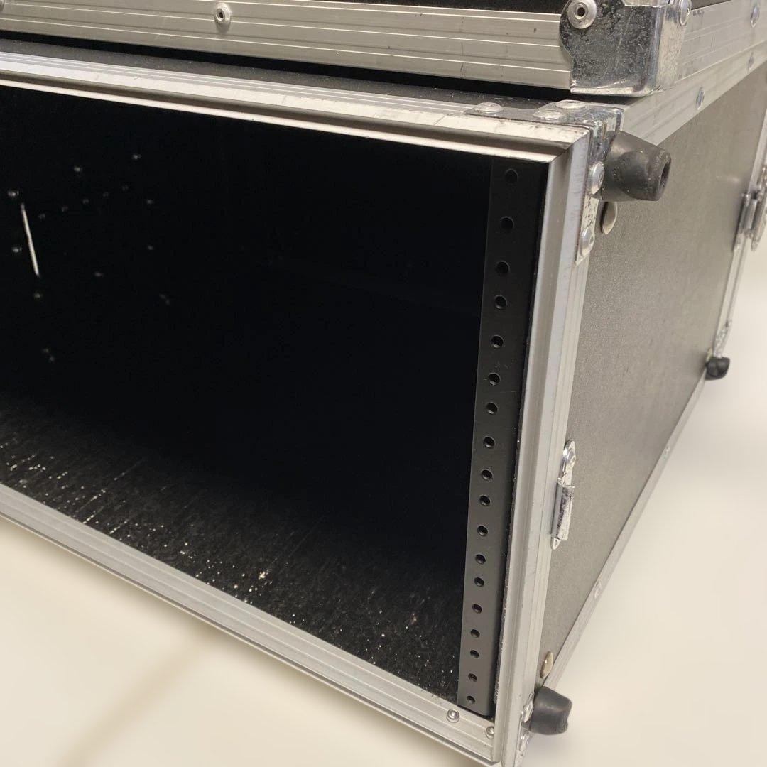 6U ラックケース ① ロング 奥行45cm 両側レール