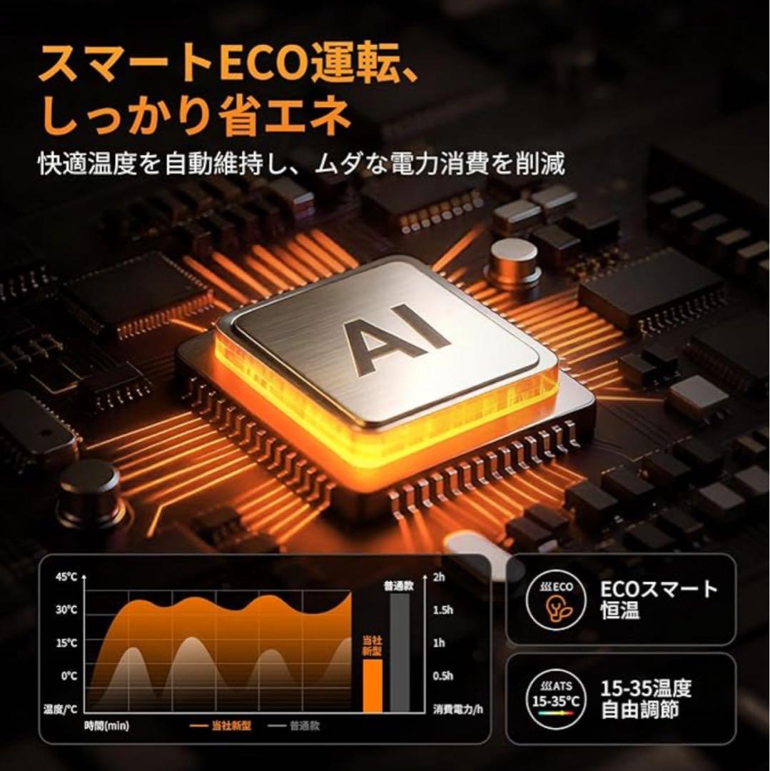 【新品・未使用】セラミックファンヒーター 2025年モデル 4in1