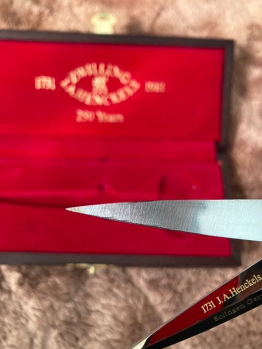 ツヴィリングヘンケルス/ハサミ/250周年記念/木箱入り