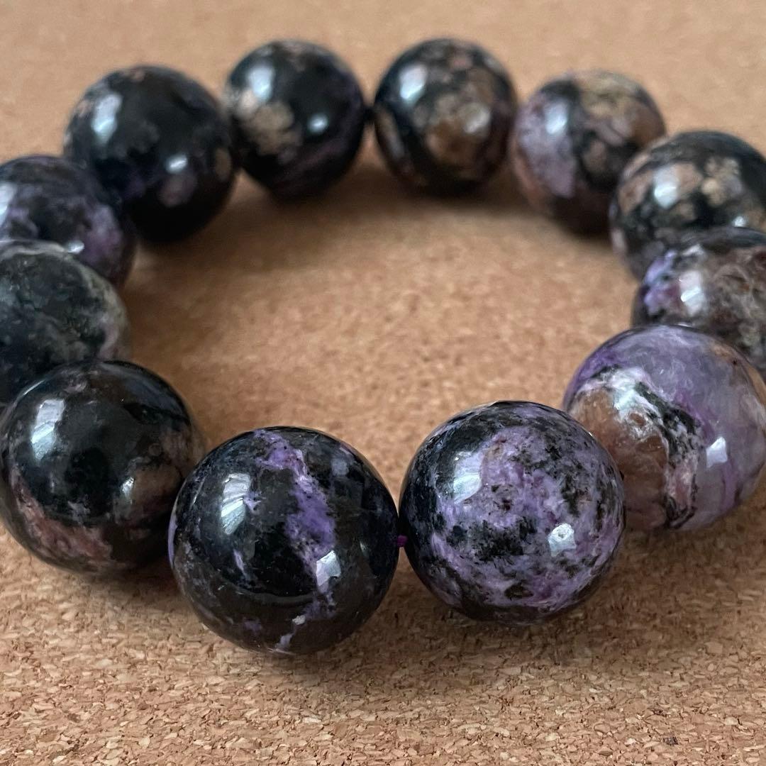 【まるちゃんマン】闇を越える守護 ブラックチャロアイト 約18〜19㎜