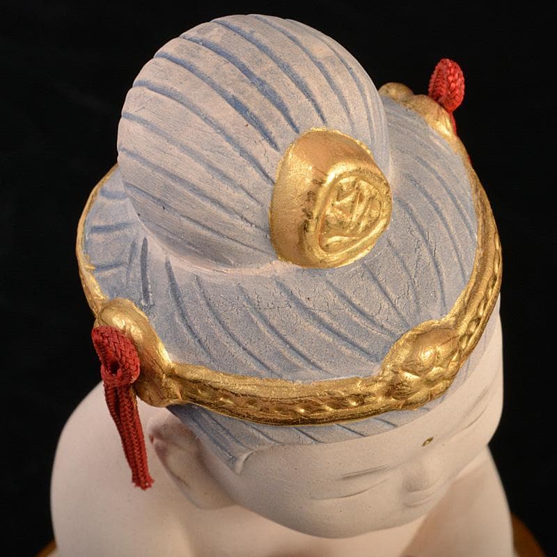 博多人形　人形師　二代　戸畑茂四郎作　「香る観音」　立札付　M　R7156