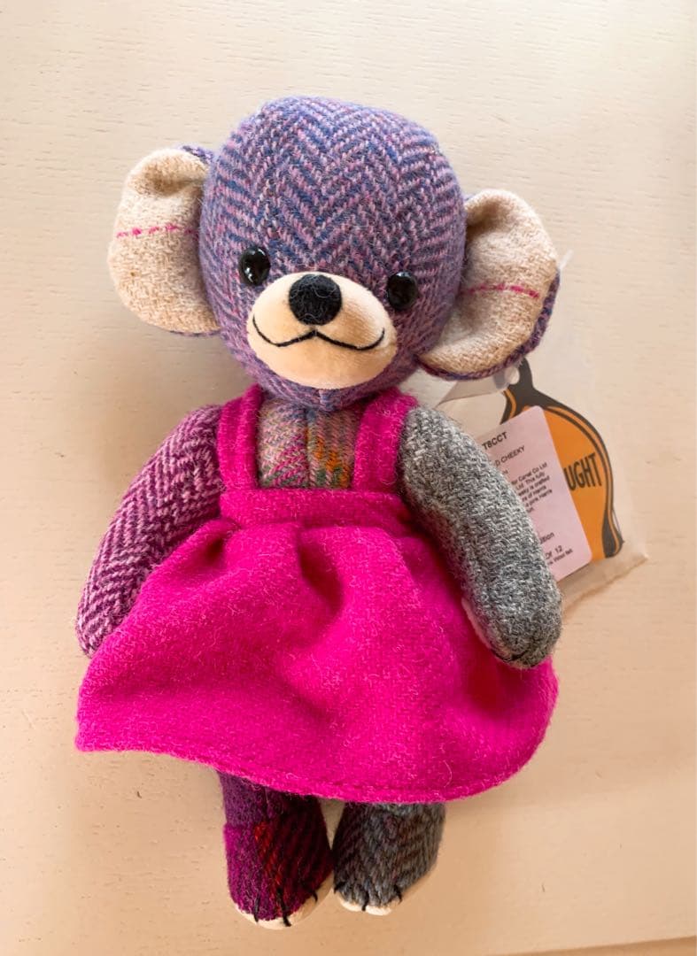 美品メリーソート ハリスツイードチーキー