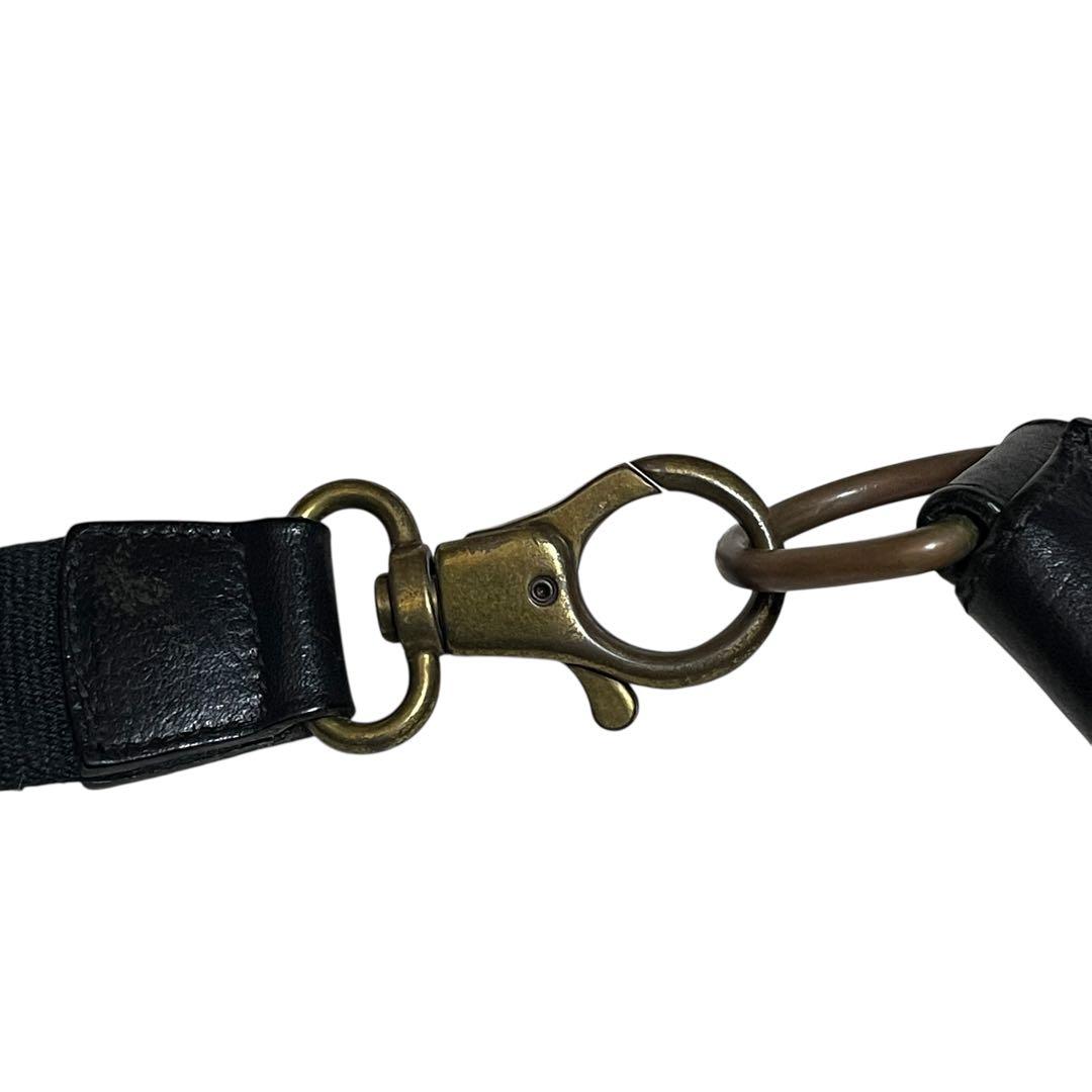 イルビゾンテ 定価7.2万 ショルダーバッグ ボディバッグ ハーフムーン レザー