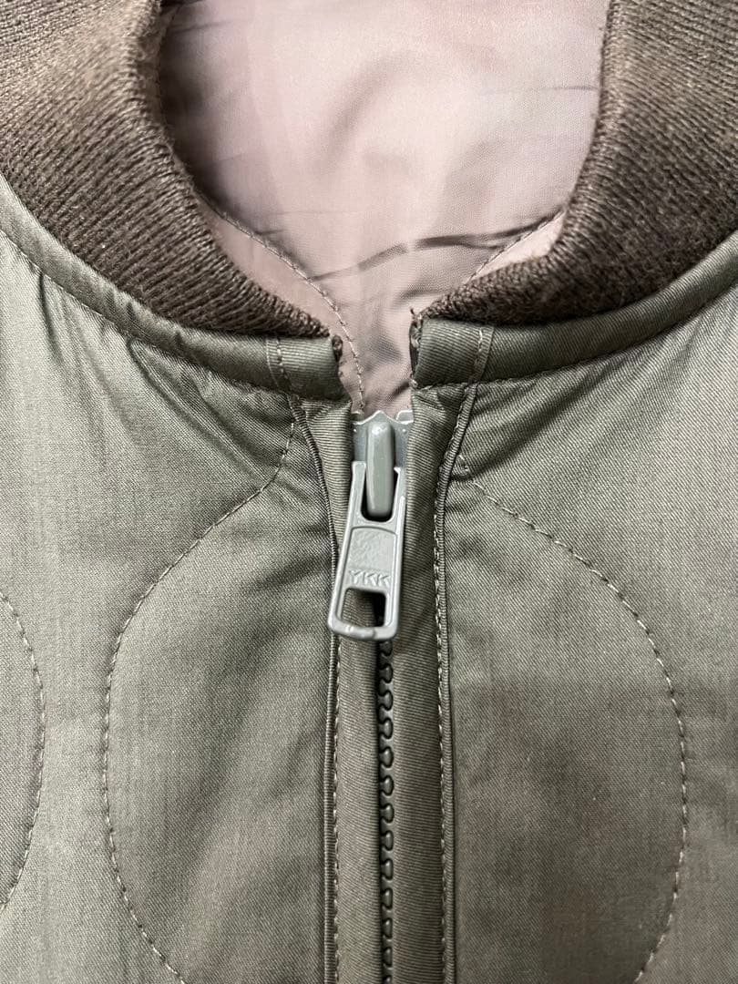 fresh service ボンバージャケット　カーキ　Lサイズ