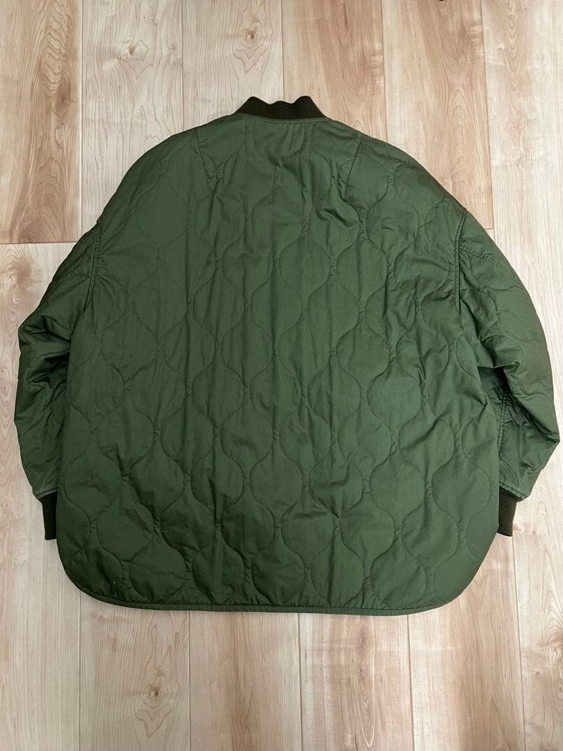 fresh service ボンバージャケット　カーキ　Lサイズ