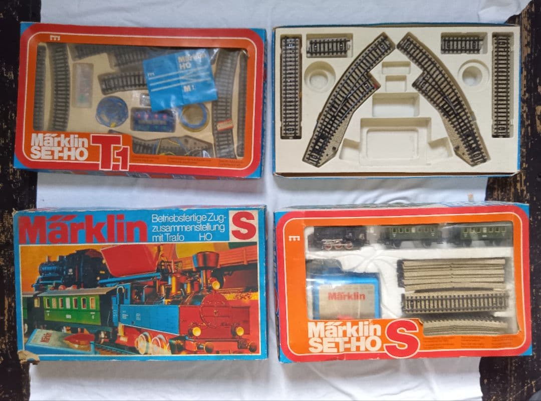 動作確認済み　鉄道模型 Marklin メルクリン SET-HO S　4点セット