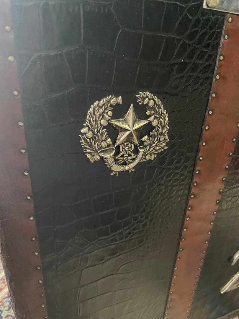 イギリスアンティーク　クロコのボックス