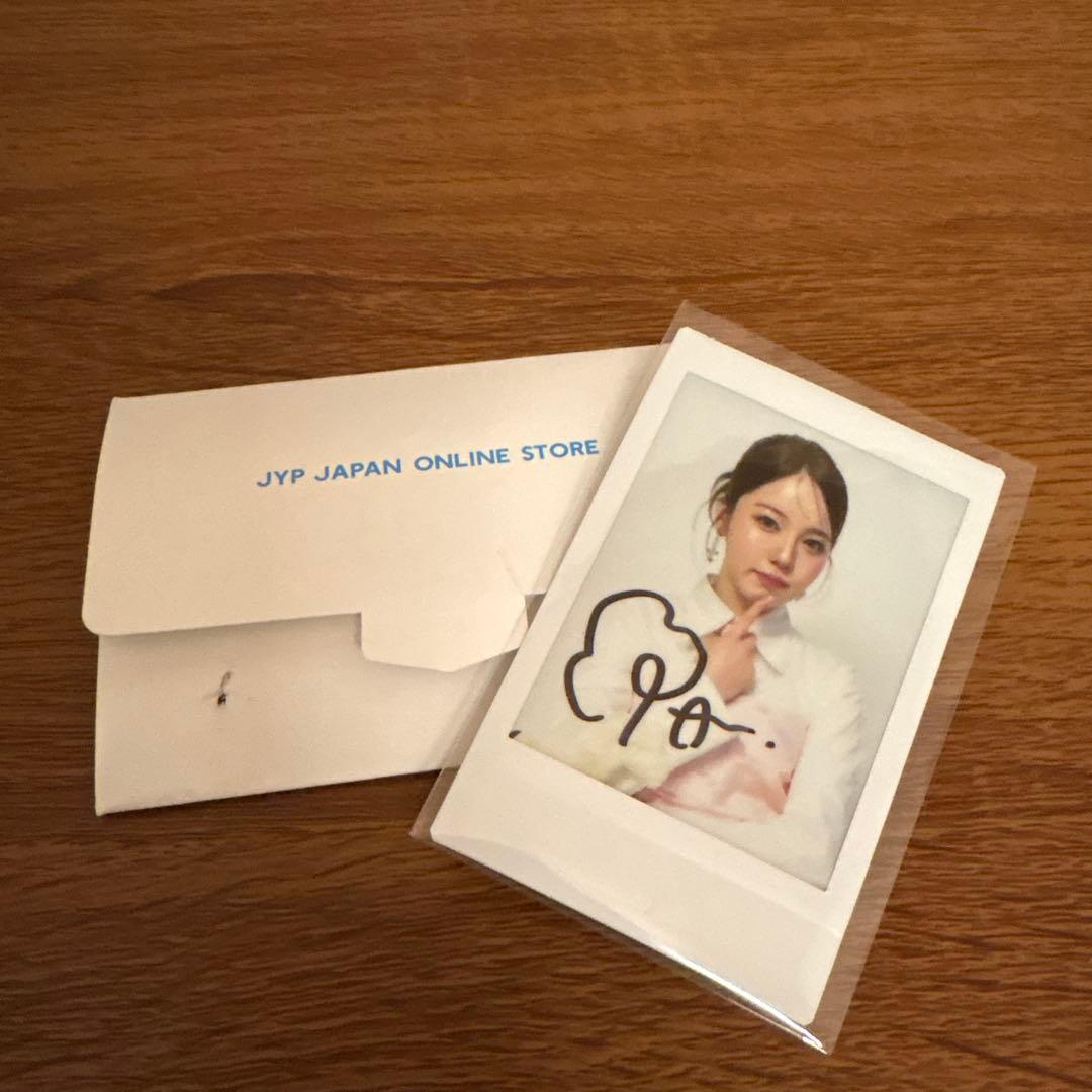 NiziU UNIVERSE アヤカ　直筆サインチェキ