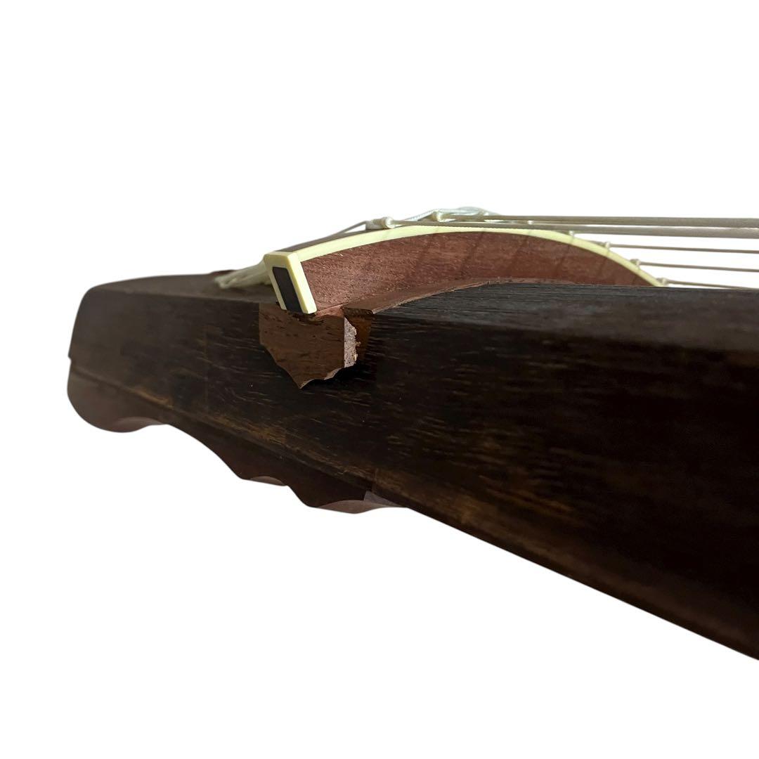 【現状品】琴 すだれ彫 蒔絵 13弦　鳳凰