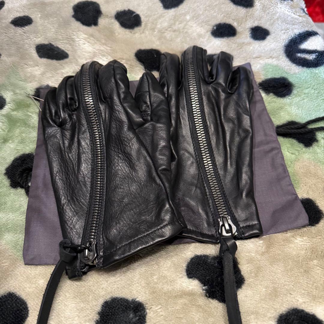 小物 D.HYGEN 25AW Horse Leather ZIP Gloves