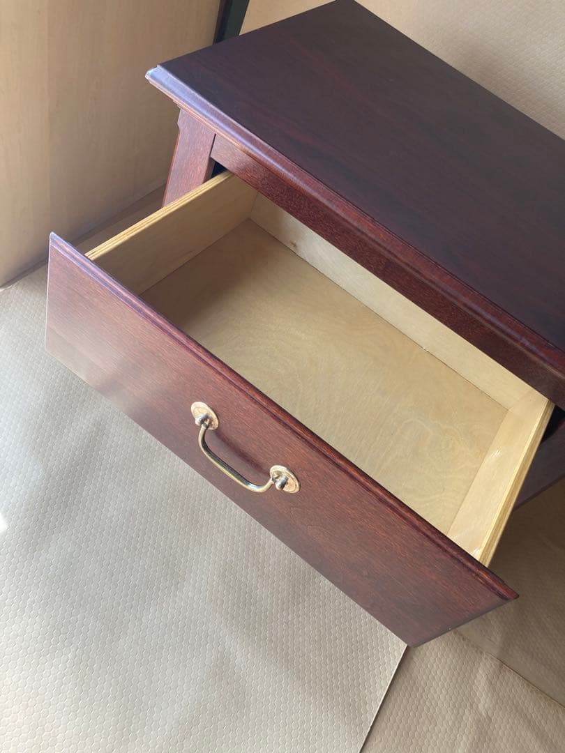 【送料込み】米軍放出品/サイドテーブル/ナイトテーブル①