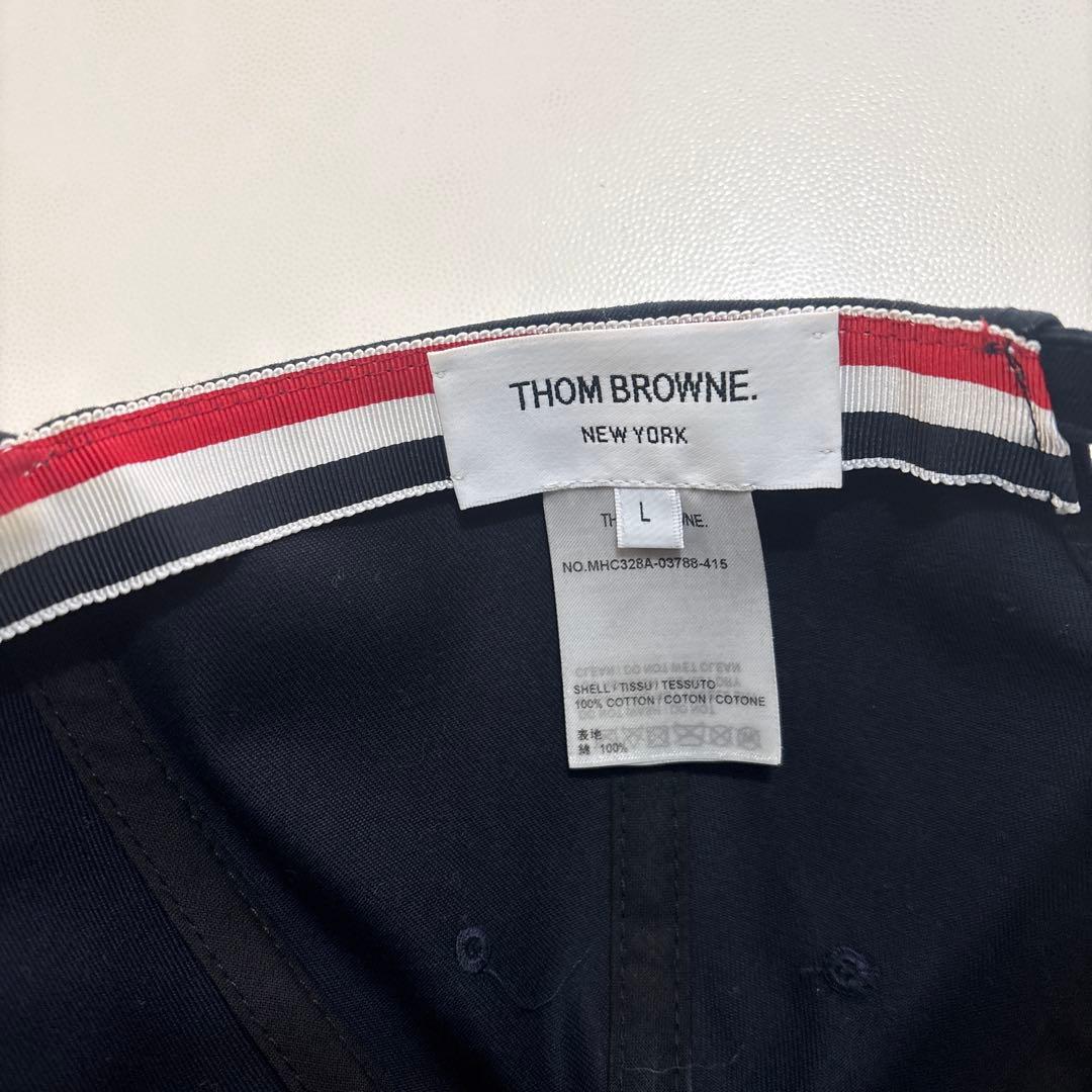 THOM BROWNE. クラシック ツイル 6パネル ベースボールキャップ