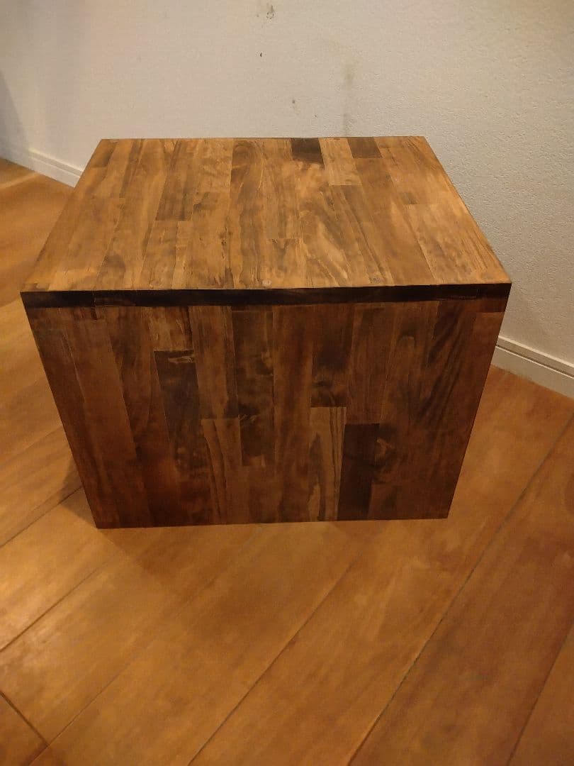 木製　ハンドメイド　オーダー　コの字　シェルフ　ラック　踏み台　サイドテーブル