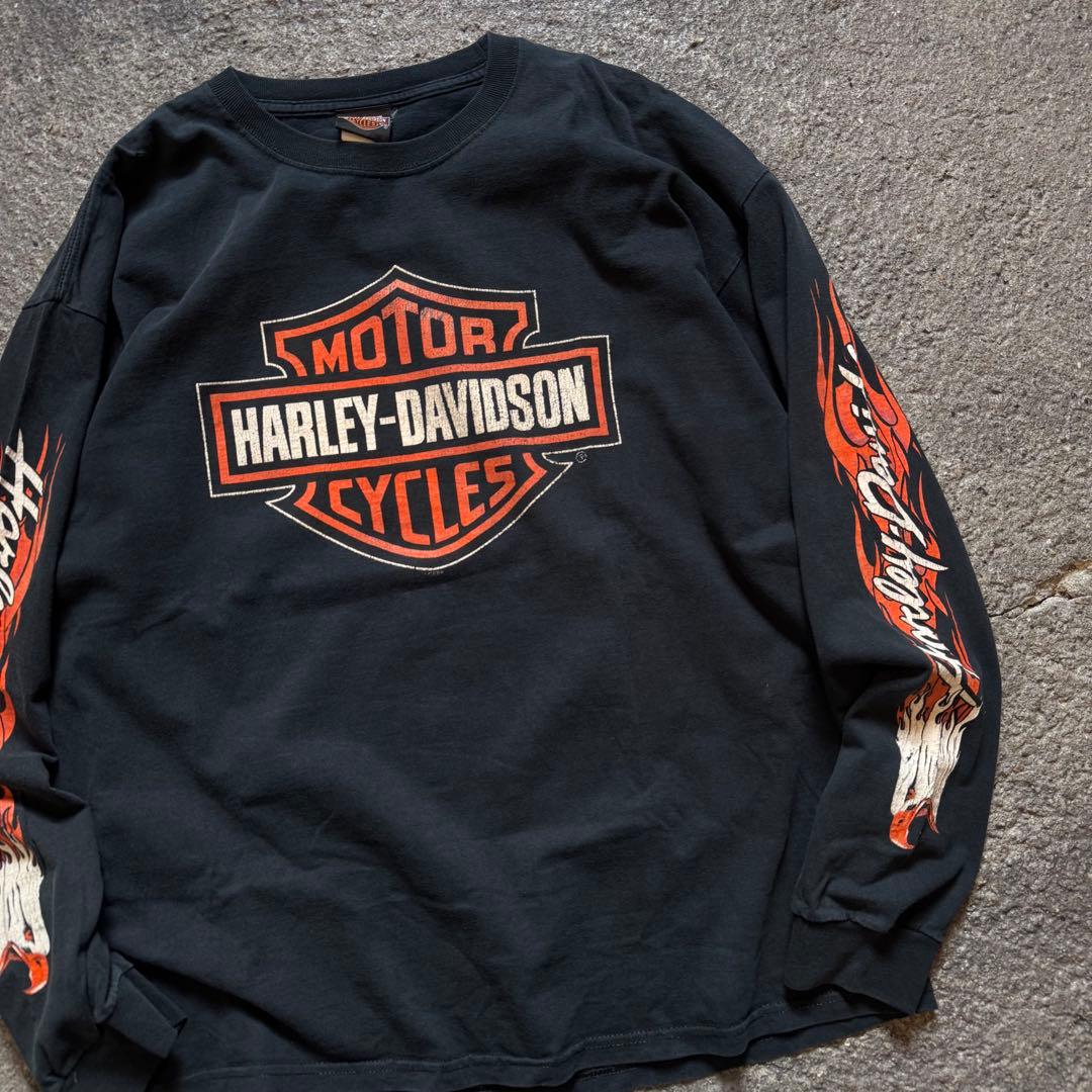 トップス 00's Harley-Davidson L/S Tee