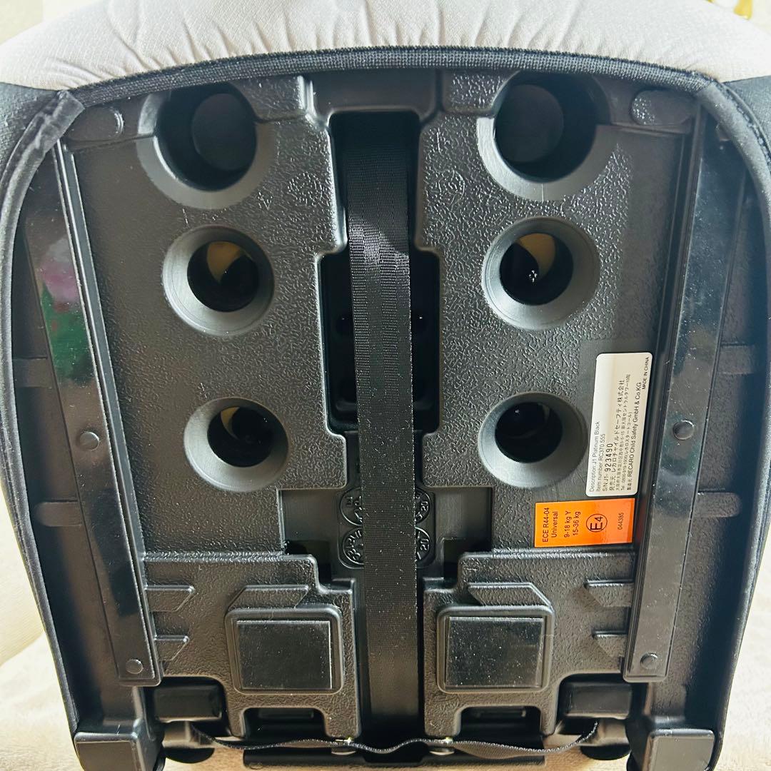 RECARO J1 Platinum Black プラチナムブラック　清掃済み
