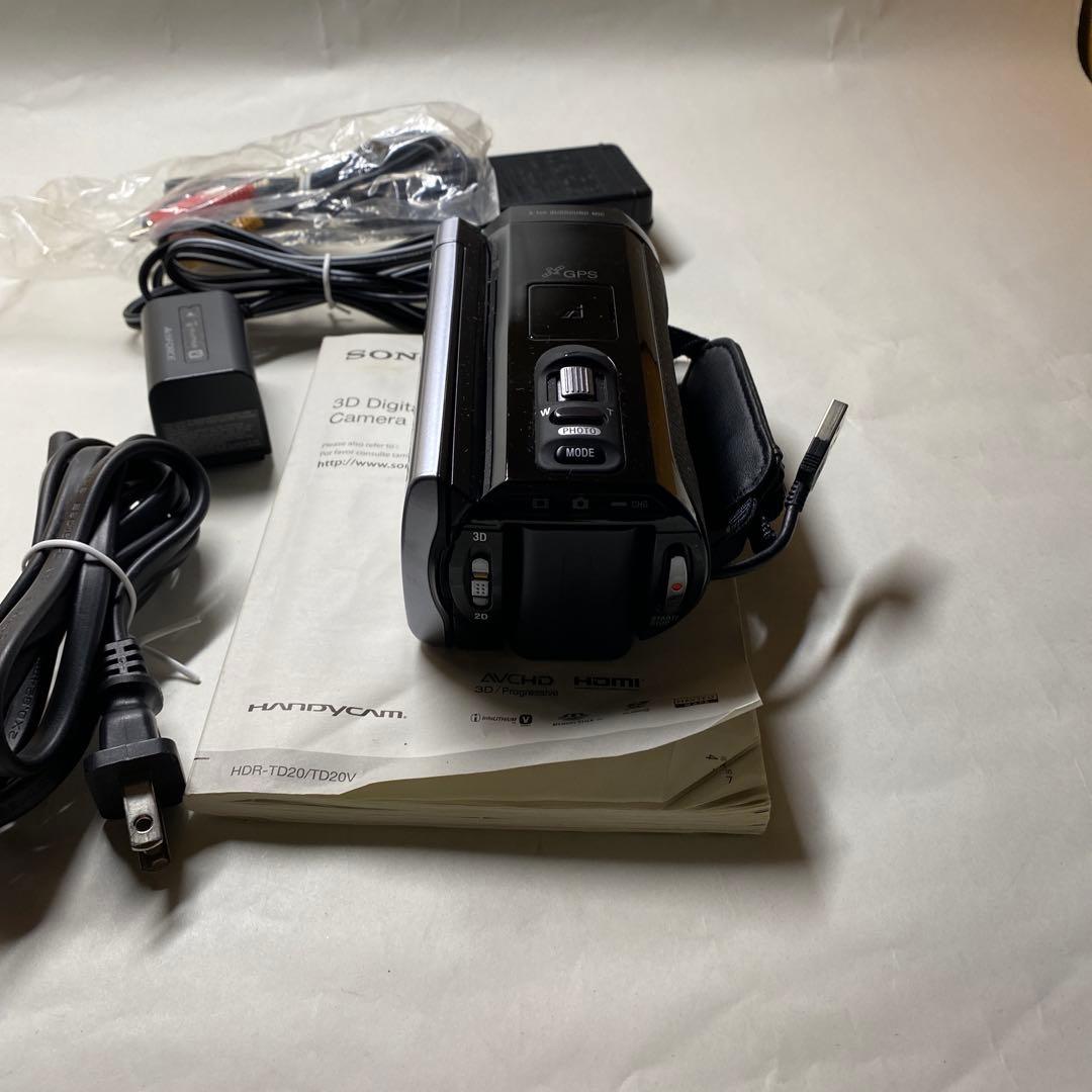 ビデオカメラ SONY AVCHD 3D handycam HDR-TD20V