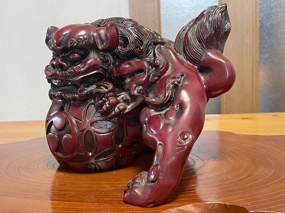 琉球シーサー魔除け 縁起物 寿山石 じゅうざんせき