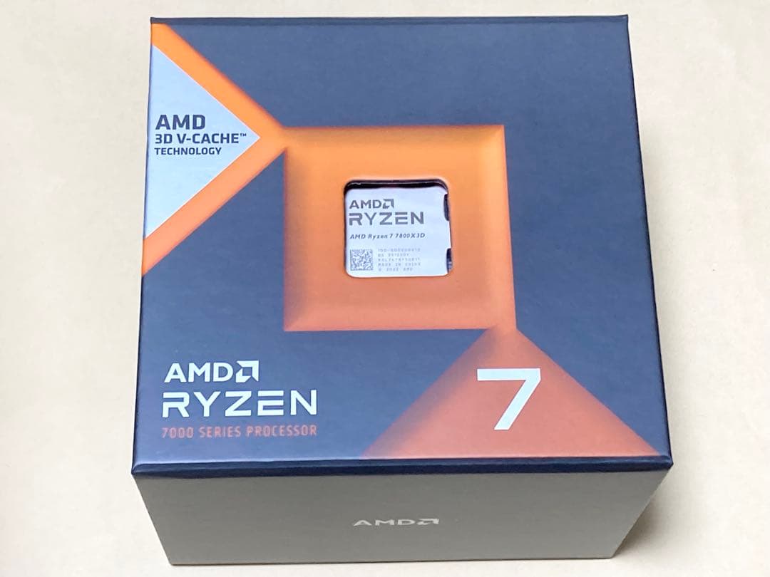 新品未開封 保証付 AMD Ryzen7 7800X3D 国内正規品 CPU
