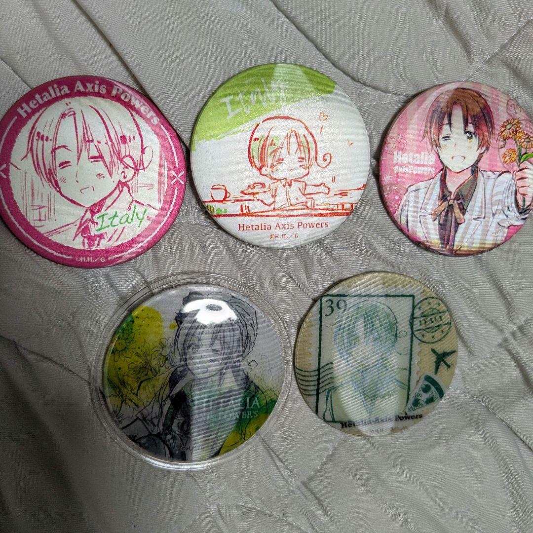 ヘタリア チェンジング 缶バッジ イタリア 5個セット