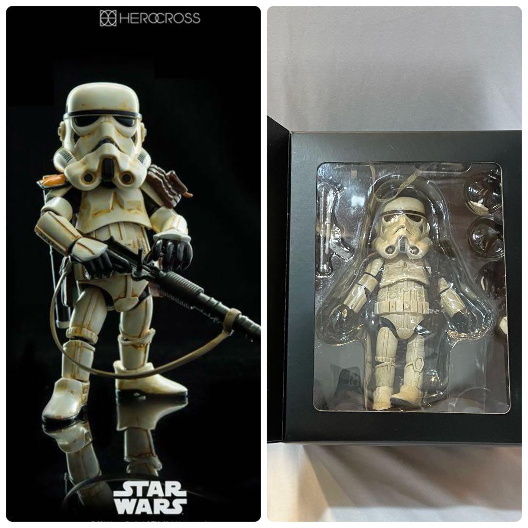 スターウォーズ ハイブリッドメタルフィギュレーション サンドトルーパー 小隊長