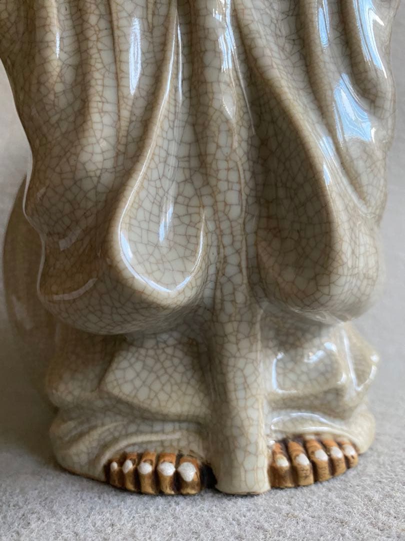 【七福神】布袋尊の置物（敷板付き）