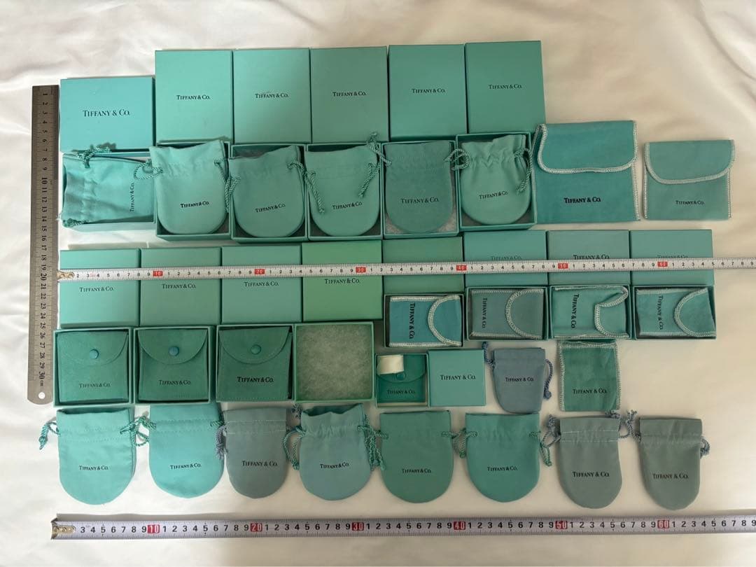 【正規品　中古】ティファニー空箱15点　保存袋26店計41点　おまとめ